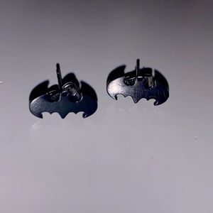 Batman earrings